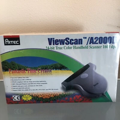 Artec Viewscan A20000D 24-bit true color handheld scanner, factory sealed in box - Image 1 of 4