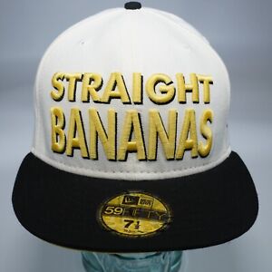*Deadstock* New Era STRAIGHT BANANAS Andy Warhol Banana 59Fifty Fitted Hat Cap