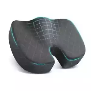 Travel Seat Cushion Memory Foam U-Shaped Pillow for Chair Cushion Pad - Picture 1 of 11