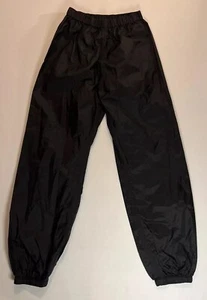 Vintage REI Elements Kids Black Waterproof Rain Pants XL (16/18) Outdoor Gear - Picture 1 of 12