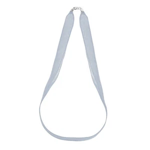 Elegante Collar Gargantilla de Plata Doble con Broche de Plata Esterlina - Imagen 1 de 4