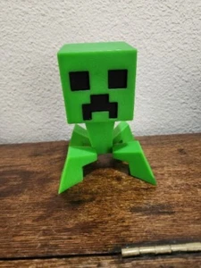 Notch 6" Creeper Vinyl Action Figure-Minecraft Green-collectible-rotating head - Picture 1 of 6