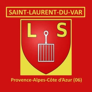MAGNET - BLASON SAINT-LAURENT -DU-VAR PROVENCE-ALPES-COTE D'AZUR (06) - FRANCE - Picture 1 of 1