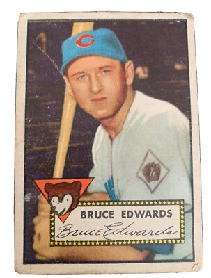 Bruce Edwards, Chicago Cubs, Baseball Card, 1983, 1952 Reprint - Image 1 of 2