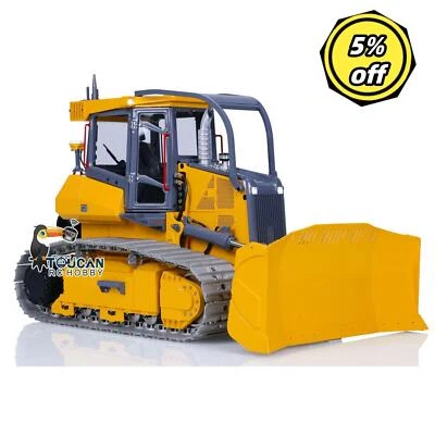 LESU 1:14 Assembled Painted Aoue-850K Hydraulic Bulldozer Tracked Dozer Sound - Image 1 of 4