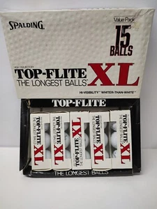 Spalding Top Flite XL Extra Long HIGH Trajectory 15 Golf Balls Made in the USA - Picture 1 of 6