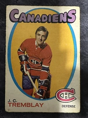 1971-72 O Pee Chee 130 J.C. Tremblay Montreal Canadiens - Image 1 of 2
