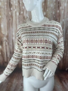 WOMEN'S AMERICAN EAGLE FAIR ISLE SWEATER SIZE XS NWT - Picture 1 of 7