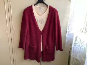 Bouclé Frühlings strick Jacke, Kuschelig weich und sanft auf der Haut, XL .. 48 - Bild 1 von 4