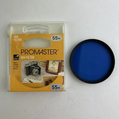 55mm Pro 80A Blue Glass Lens filter 80 A Japan Coated 55 mm Camera Color 80 A 55 - Image 1 of 4