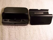 Genuine OEM Nintendo Wii U Black Cradle Gamepad Charger Dock & Stand SET !!