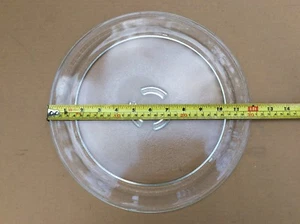 Placa de repuesto de microondas bandeja de vidrio 11 7/8 rodillos anillo tocadiscos usado - Imagen 1 de 7