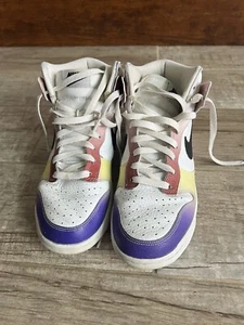 Nike Women's Dunk High Multi-color Summit White Black Red FD0802-100 Size 7.5 - Picture 1 of 15