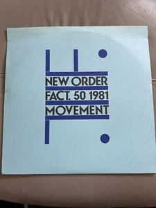 New Order Movement UK vinyl LP album record FACT 50 - Picture 1 of 6