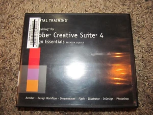 TOTAL TRAINING FOR ADOBE CREATIVE SUITE 4 DESIGN ESSENTIALS Premium Bundle - Picture 1 of 3