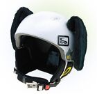 Helmohren für Skihelm Hund - Hundeohren für Rad Helm Helmet Black Dog Ears Ski