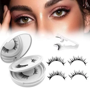 Elara Craft Magnetic Eyelashes,Magnetic Eyelashes with Applicator Natural - Picture 1 of 6