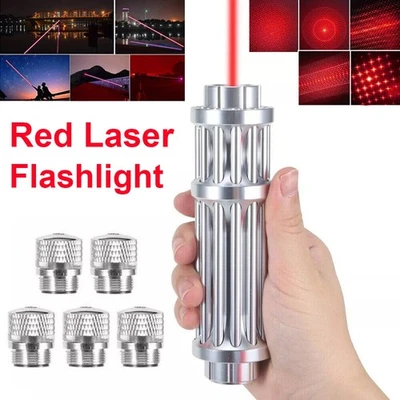 650nm Red Laser Pointer Pen  Focus lamp Adjustable Visible Beam Power Dot Light - Image 1 of 4