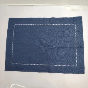 Blaue rechteckige Tischsets. 10er Set - Bild 1 von 8