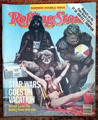Rolling Stone 400/401 Star Wars Cover Leia July/Aug 1983 No Label VF+ Condition! - Image 1 of 2