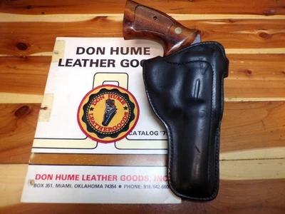 H900 #1-4 AS PB HUME Holster for S&W K Frame 10 15 19 66 RUGER Security Six 4" - Image 1 of 4
