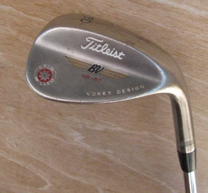 TITLEIST VOKEY SPIN GEFRÄST SCHWARZ NICKEL FINISH LOB KEIL 60 LOFT 7 BOUNCE RH LW - Bild 1 von 6