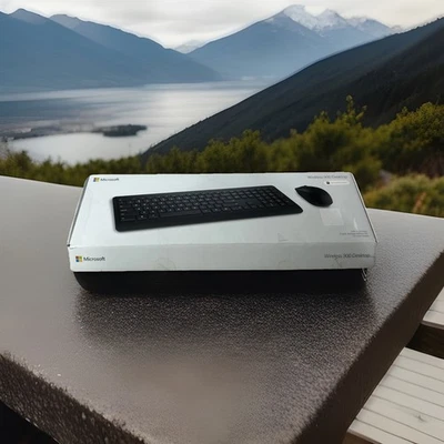 Microsoft Wireless Keyboard Mouse Desktop 900 Keyboard with USB for PC & Mac BLK - Image 1 of 4