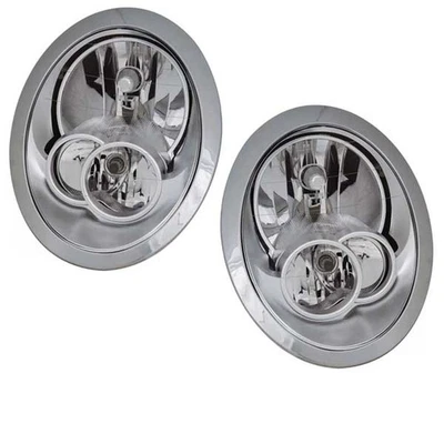 JUEGO DE PAR DE PARES DE FAROS HALÓGENOS PARA 05-08 Mini Cooper sin lavadora de faros con bombilla Foto 1 de 4