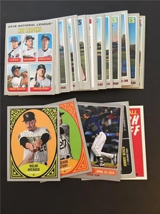 2019 Topps Heritage Colorado Rockies Master Team Set 30 Cards Low & High SP - Picture 1 of 1
