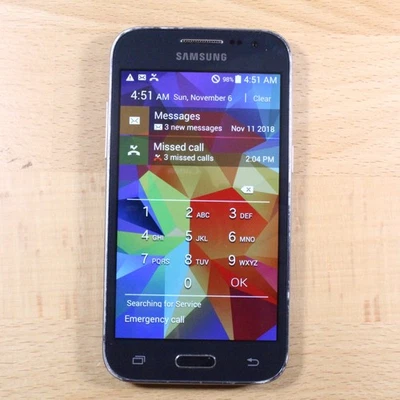 Samsung Galaxy Core Prime SM-S820L Tracfone Gray Smartphone For Parts #343 - Image 1 of 3