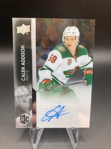 Calen Addison 2021-22 Upper Deck Clear Cut Hockey- (#CC-DD) ROOKIE Auto !! - Picture 1 of 2