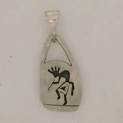 Sterling Silver Kokopelli Pendant  - Image 1 of 3