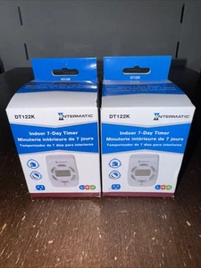X2 Intermatic DT122K Timer digitale da interno 15 Ampere a due uscite resistente LED - Foto 1 di 5