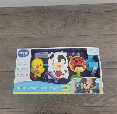 VTech Baby Lil Critters On-the-Moove Activity Bar Farm Cow Chicken ladybug - Image 1 of 2