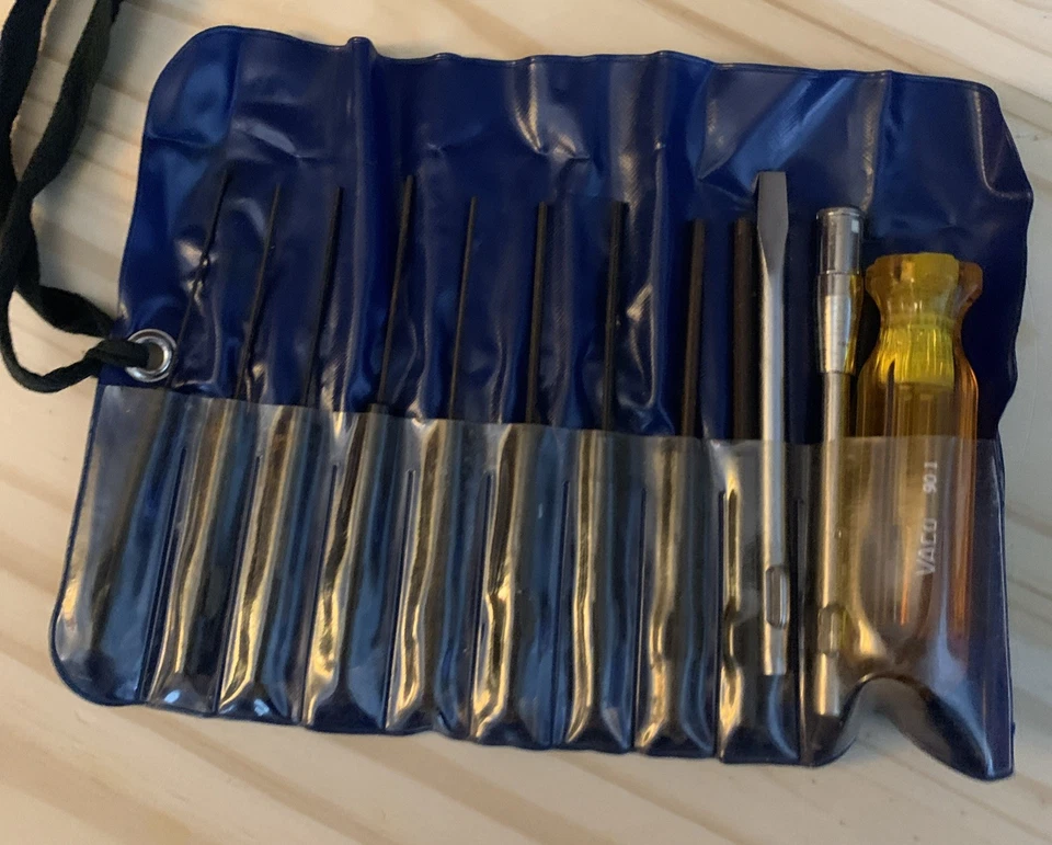 Vintage Vaco 12 Pc Fluted Spline Key Set 90-1 - Image 1 of 1