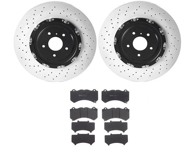 Front Brake Pad and Rotor Kit For 12-18 Nissan GTR Black Edition Premium RY79Z9 - Image 1 of 1