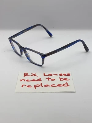 Gafas Warby Parker Chilton 146 50-18-142 monturas rectangulares azul tortuga Foto 1 de 4