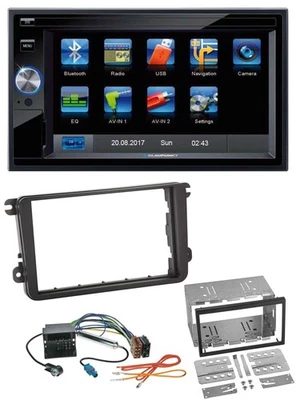 Blaupunkt SD Bluetooth 2DIN MP3 USB AUX Autoradio für VW T5 Caravelle Multivan T - Bild 1 von 4