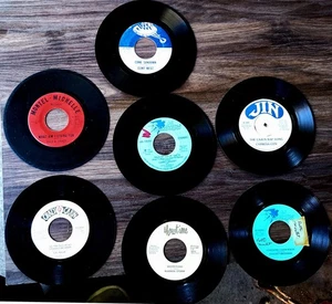 CAJUN/SWAMP POP 45 Lot x7 TOUCHET BROS Clint West TK HULIN Warren Storm DOUCET - Bild 1 von 6