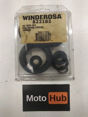WINDEROSA 822182 OIL SEAL SET for 1985-1988 HONDA CR500R CR 500 *NEW OLD STOCK* - Image 1 of 2