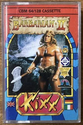 Barbarian II / C64 Commodore 64 Datasette / Palace Software / Getestet 💾✅ - Bild 1 von 4