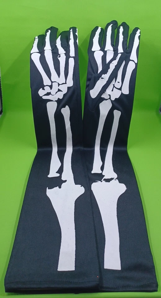 Guantes Scary Skeleton 24" Halloween Cosplay 1O Foto 1 de 1