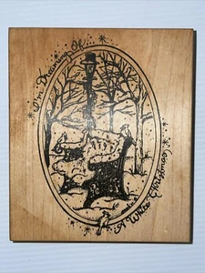 Vintage Northwoods Rubber Stamps I’m Dreaming of a White Christmas 2004 - Picture 1 of 11