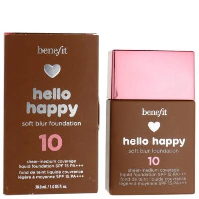 Benefit Hello Happy Soft Blur Foundation Shade #10 SPF15 / PA++ 30ml - Image 1 of 2