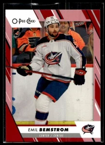 2023-24 O-Pee-Chee Red Border Emil Bemstrom Columbus Blue Jackets #359 - Picture 1 of 2
