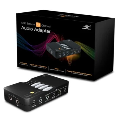 Vantec USB External 7.1 Channel Audio Adapter - Image 1 of 4