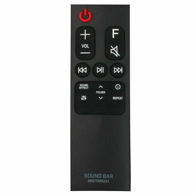 New AKB75595331 For LG Soundbar Remote Control SL6Y SPL5B-W SL7Y SN6Y SN7CY   - Image 1 of 4