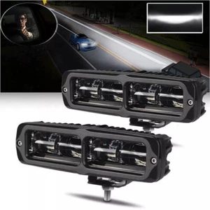 2X 6inch LED Work Light Bar Spot Pods Fog Lamp Offroad Driving Truck 4WD SUV ATV - Picture 1 of 11