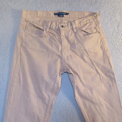 Pantalones de mezclilla deportivos Ralph Lauren 30 para hombre ajustados pierna recta elásticos medidas 32x32 Foto 1 de 4