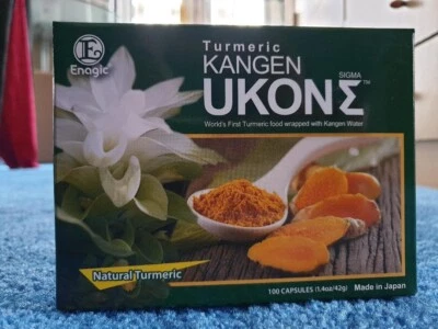 100 Capsules per box of UKON multivitamin by Enagic Leveluk Kangen made in Japan